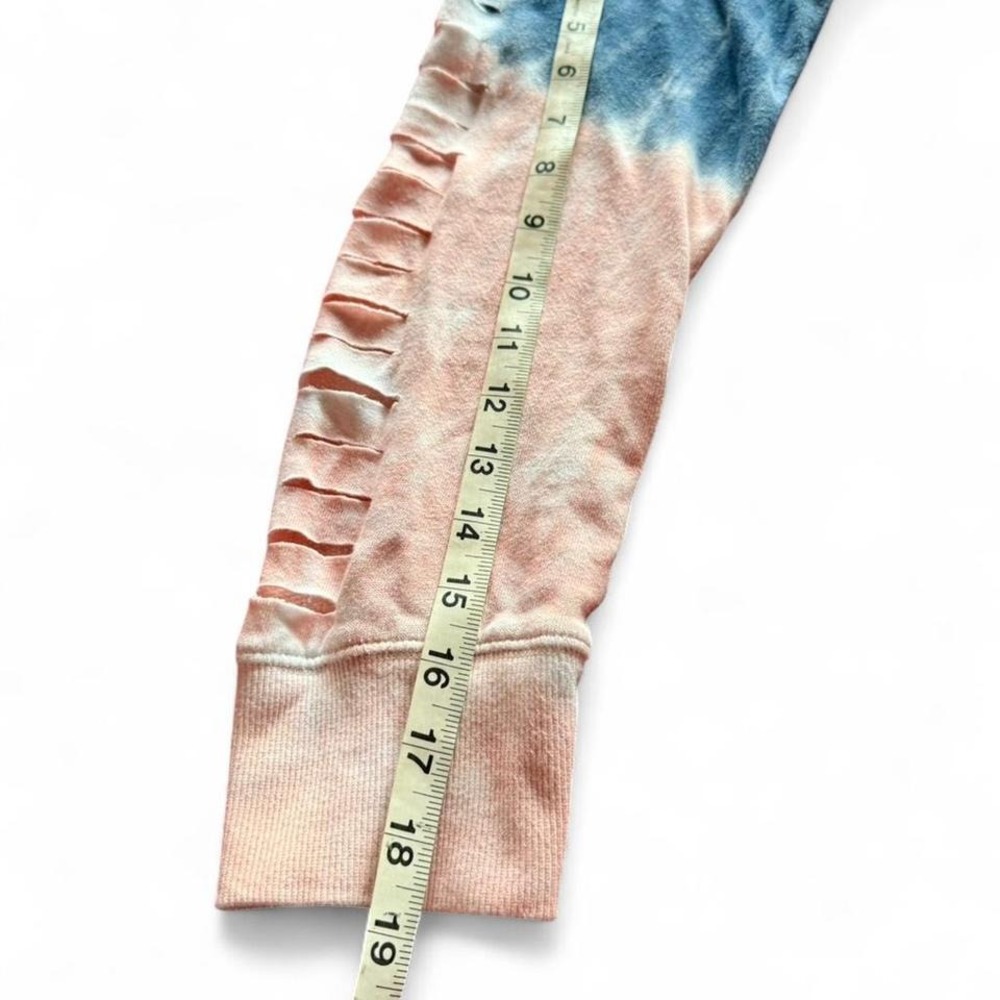 Grateful Dead Band pastel tie-dye upcycled distressed sweatshirt Ladies XL - Picture 6 of 6